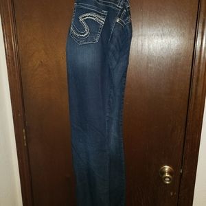 Silver women jeans